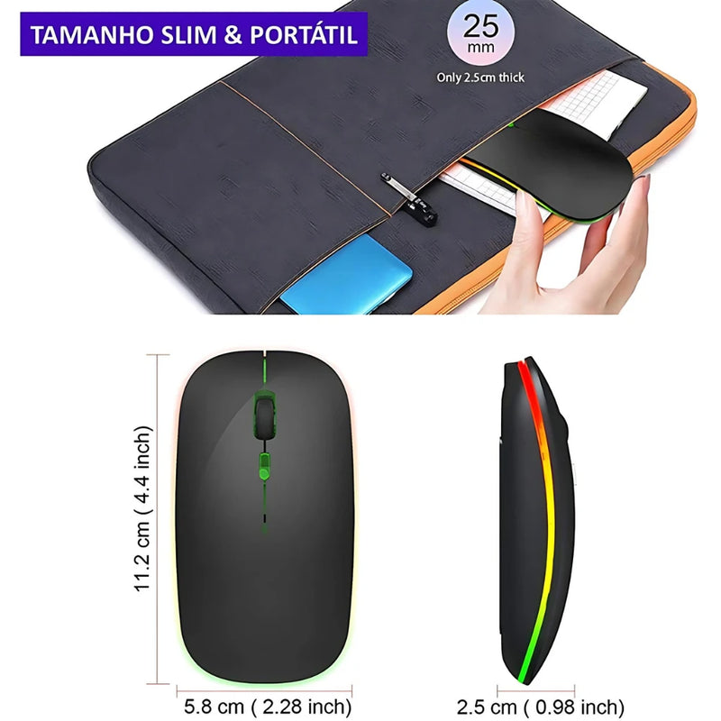 Mouse Wireless Sem Fio