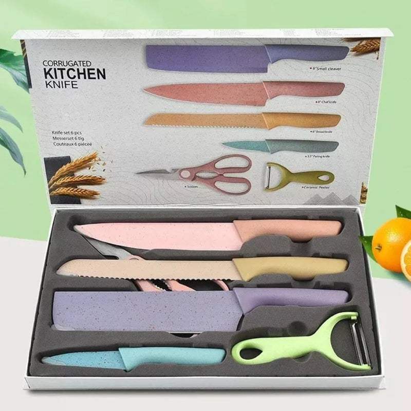 Conjunto Kit 6 Peças para Churrasco e Cozinha Kitchen